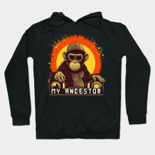 My Ancestor Monkey Cool DJ Ape Hoodie